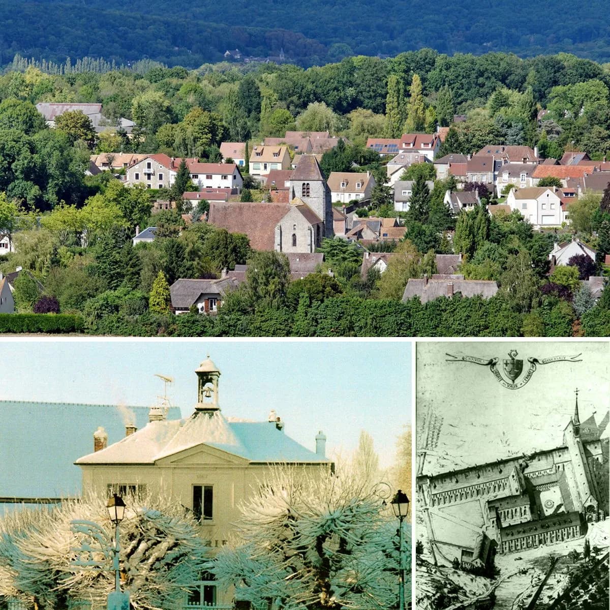 Vue de Cernay-la-Ville