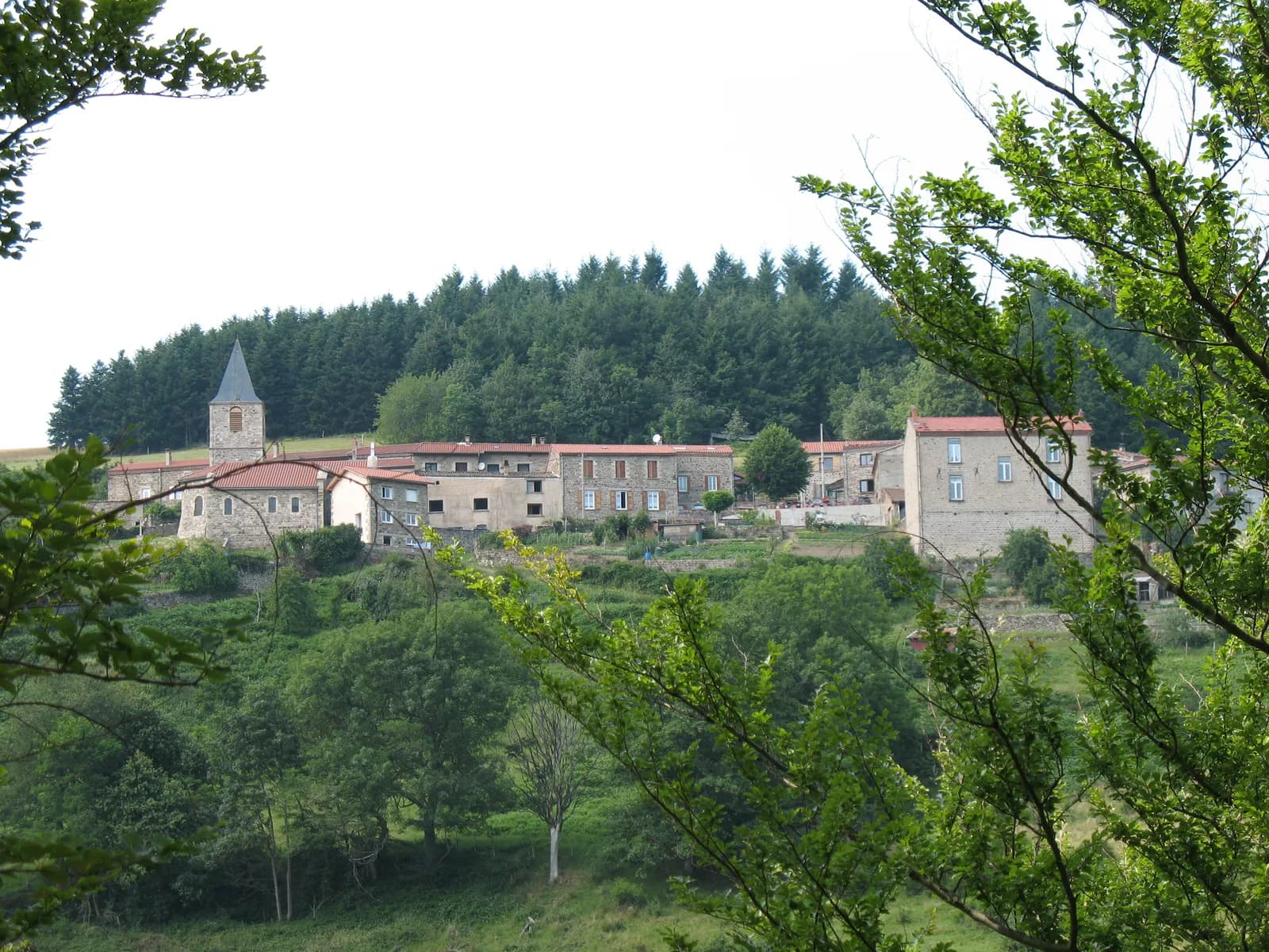 Vue de La Valla-en-Gier