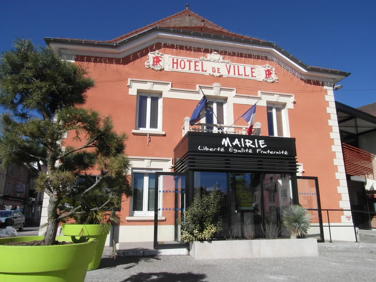 Vue de Les Abrets en Dauphiné