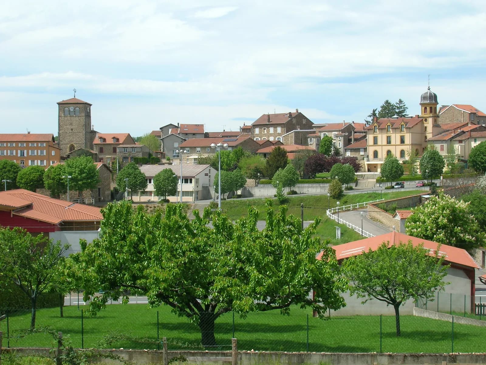 Vue de Saint-Laurent-de-Chamousset